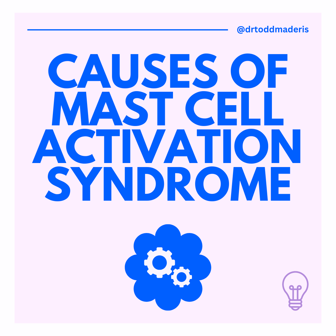 dr_todd's tweet photo. Causes of Mast Cell Activation Syndrome
Causes:
* Bacterial infections
* Viral infections
* Fungal infections
* Heavy metals
* Herbicides
* #Mold illness
* Food and environmental allergens
* Leaky gut syndrome
#Mastcellactivationsyndrome is often the result of an underlying pathology causing immune system dysfunction. #Mastcell treatment helps mitigate the symptoms associated with #MCAS, but it is critical to identify and treat the root cause. I like to use an analogy with my patients: "If the immune system is like a beehive, we need to find out what is poking the hive, not just stabilize it.”
Reactions to foods and medications/supplements can result from mast cell dysfunction, but #leakygutsyndrome and #heavymetaltoxicity can also contribute to these sensitivities. Be sure to turn over every stone to find the cause or causes of your symptoms!
Read about testing for mast cell activation syndrome here: https://t.co/LXEfSt4Mdo