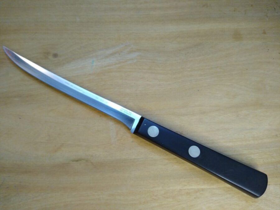 NostalgiaKnives's tweet photo. Case XX CA 204-6 PAT NO #2147079 - 10.5" Fixed-Blade Filet/Boning Knife [Used - Mint Cond.]

 ~ Price: $21.79 ~ 

 https://t.co/DRl4xkW14q 
#knives #knivesforsale  #cutlery #caseknives https://t.co/EQvlkAp4Lk