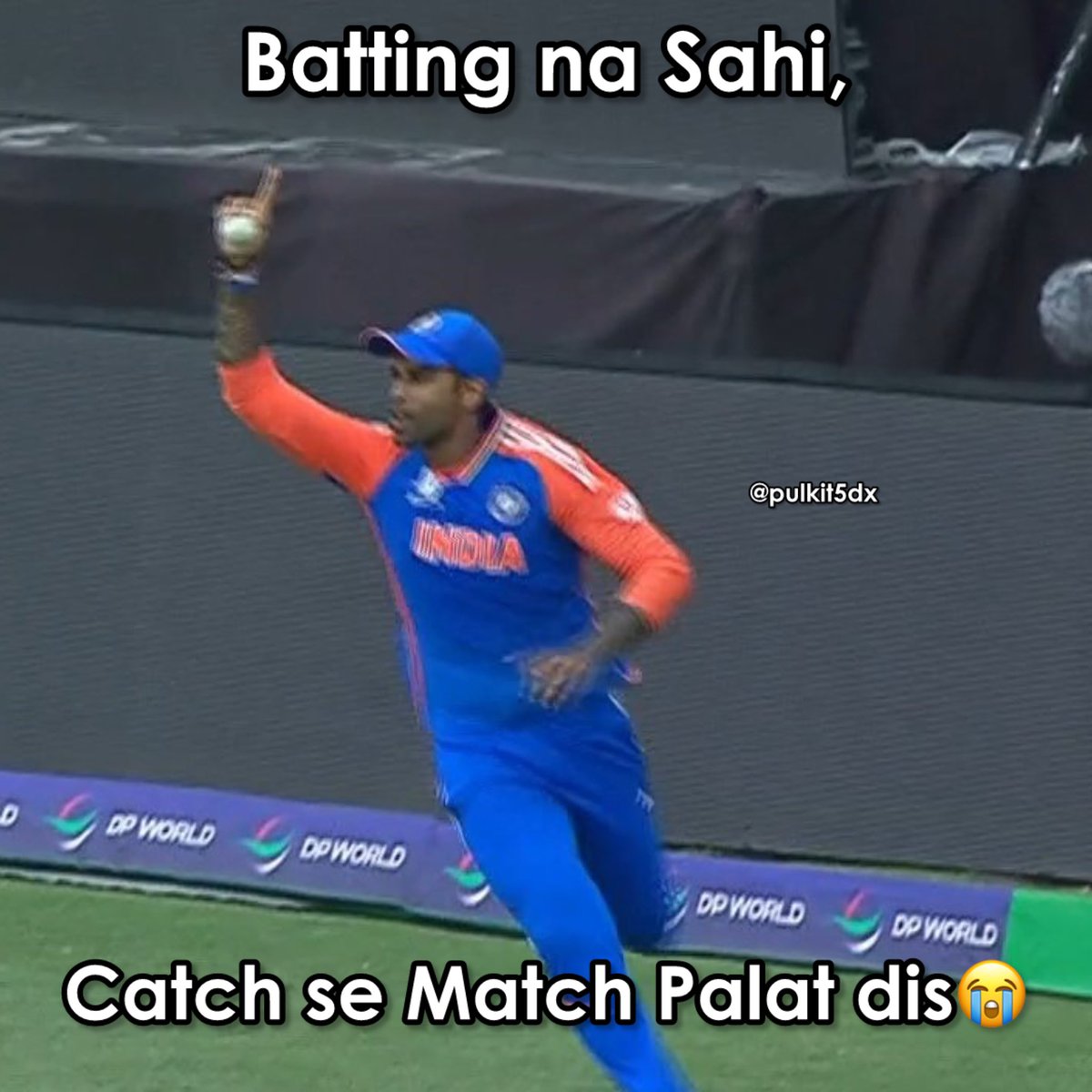 ArepallyRahul's tweet photo. And this myannn literally caught the world Cup 🏆 
#SuryakumarYadav https://t.co/6dF4j0gwMI