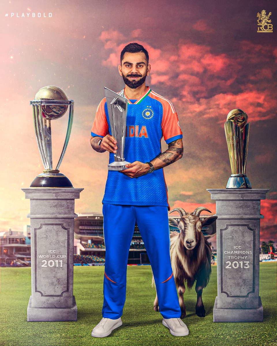 ImAnk0309's tweet photo. T20Is won’t be the same without you. Thank you, King Kohli! 🙇‍♂👑 

And we’ve said it before, when Kohli does well, India sleeps better. Good night, T20 World Champions. ❤️
@imVkohli #T20WorldCupFinal #ICCMensT20WorldCup2024 https://t.co/i1RqK8cFvk