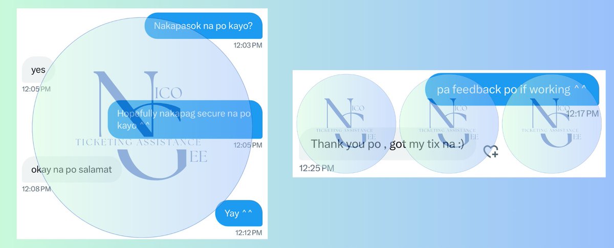 NicoGee101's tweet image. Thank you so much for availing our new service: Direct Link / Bypass link (NO Q.UE.UE)💙

Limited slots only‼️

Our new service is available to these sites:
SM Tickets
PULP Tickets
TicketMaster
BookMyShow
GoLiveAsia
ThaiTicketMajor
Tap Your Tickets
Tiket
+ MORE! 🥳
#VLCTUpdates