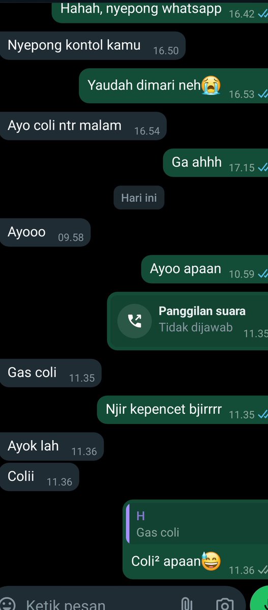 Ngebet banget ahhhhh