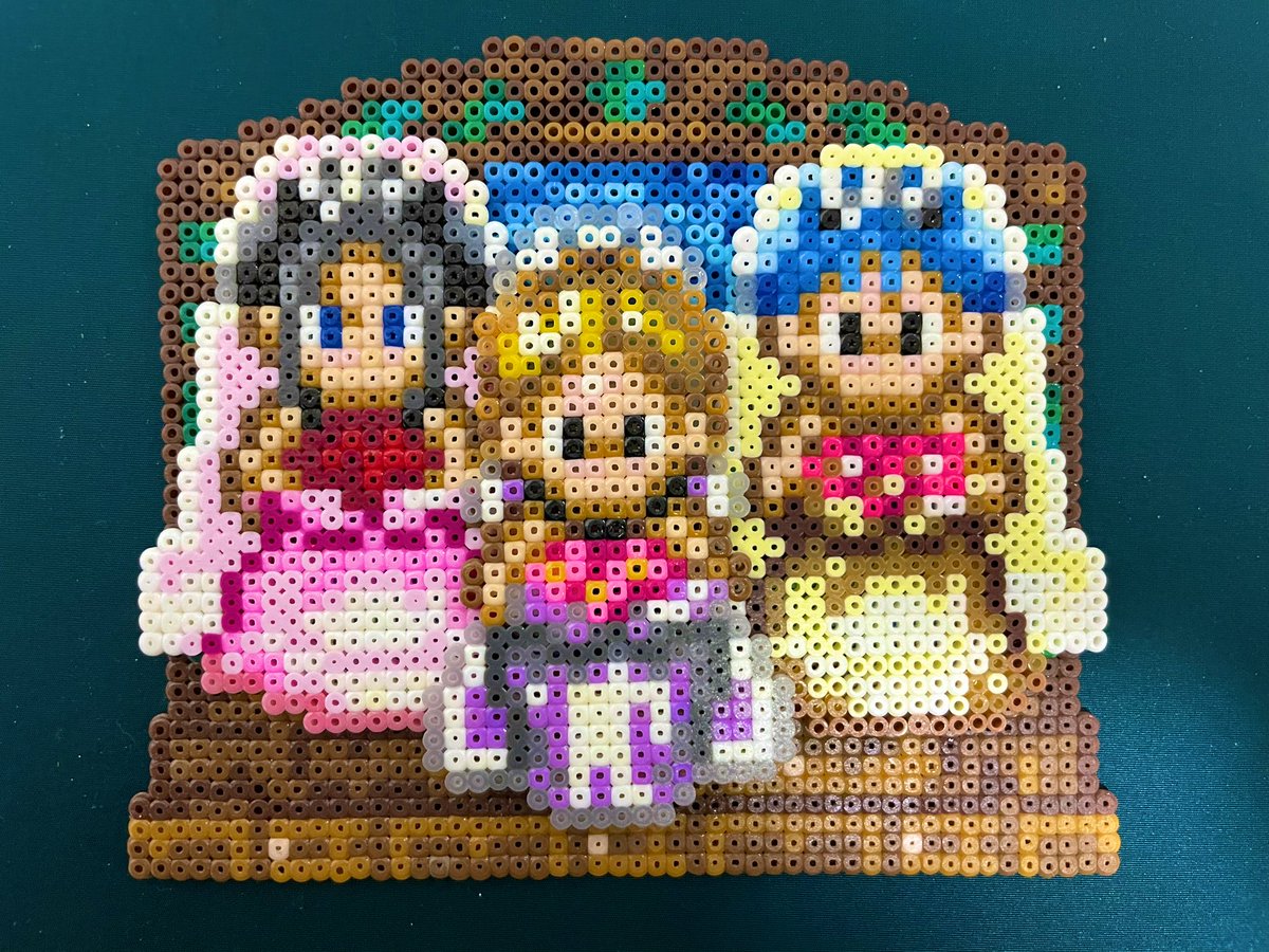 ビアンカ、フローラ、デボラの花嫁姿を作りした！ #ドラクエ