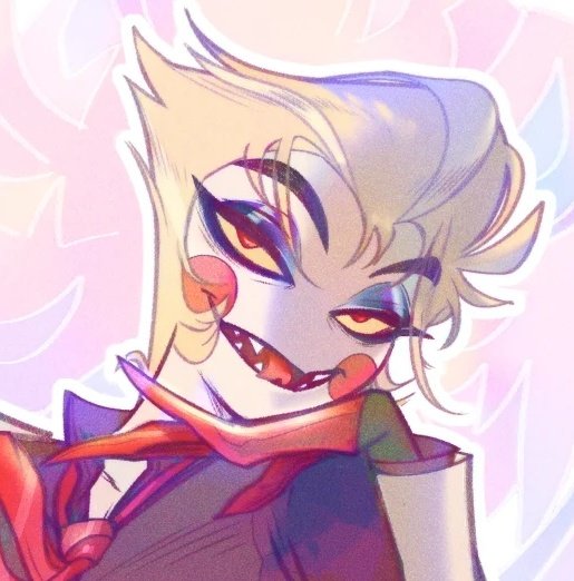 Diablokuku's tweet photo. same character, different vibes ✨ 
double chin vs double king lol
#hazbinhotel #HazbinHotelLucifer https://t.co/ebYXMy2HyS