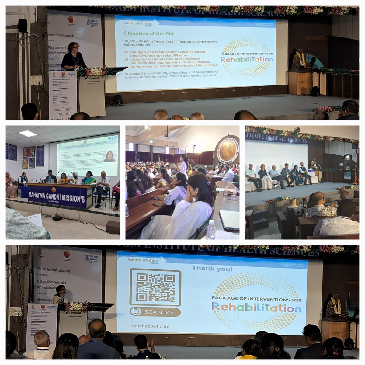 mgmudpo's tweet photo. Glimpses of Second day of internal conference on Mainstreaming Rehabilitation in Healthcare system in India at MGM Institute of Health Sciences, Navi Mumbai campus .  

#rehabilitation #worldhealthorganization #rehabilitatiocenter #prosthetics #orthotics #internationalconference https://t.co/lTvL7kz6Bg