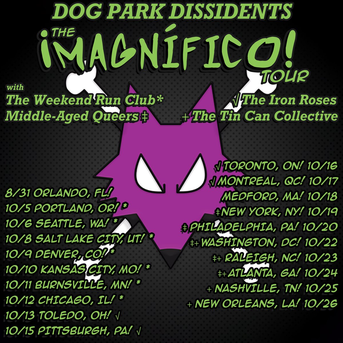 weekendrunclub's tweet photo. SPOOKY SZN DOG TOUR https://t.co/tFvGp3pDqy