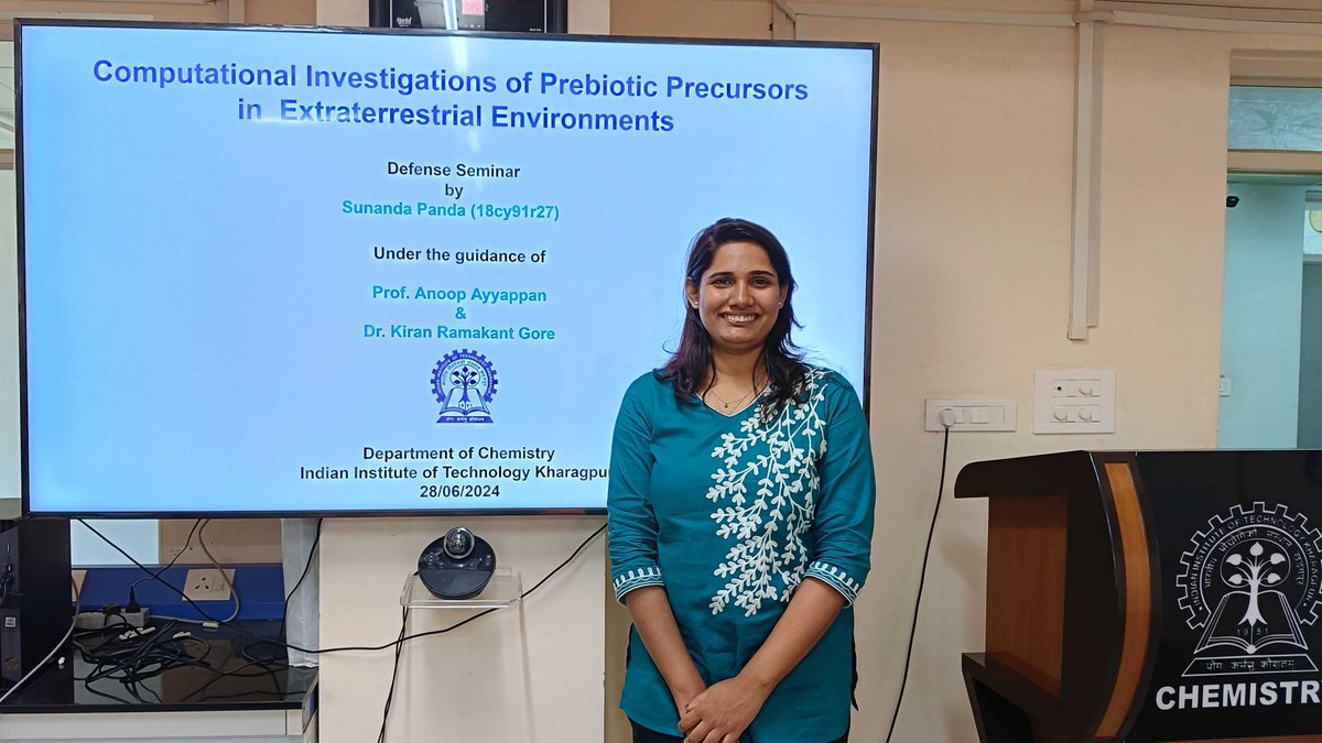 "#Congratulations to Sunanda Panda for successfully defending her #PhD thesis! <a href="/Sunanda12330798/">Sunanda</a> <a href="/IITKgp/">IIT Kharagpur🇮🇳</a>