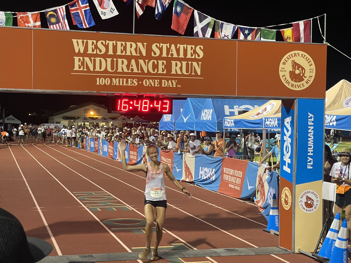 .<a href="/EmilyHawgood1/">Emily Hawgood</a> 🇿🇼 finishes in fourth place for her fourth consecutive top ten finish in 16:48:43, and now the seventh fastest time in course history! 💪 #seeyouatstates #ws100