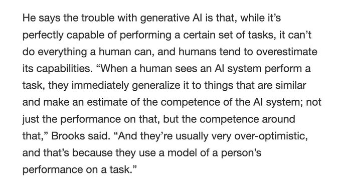 MIT robotics pioneer Rodney Brooks thinks people are vastly overestimating generative AI | TechCrunch
