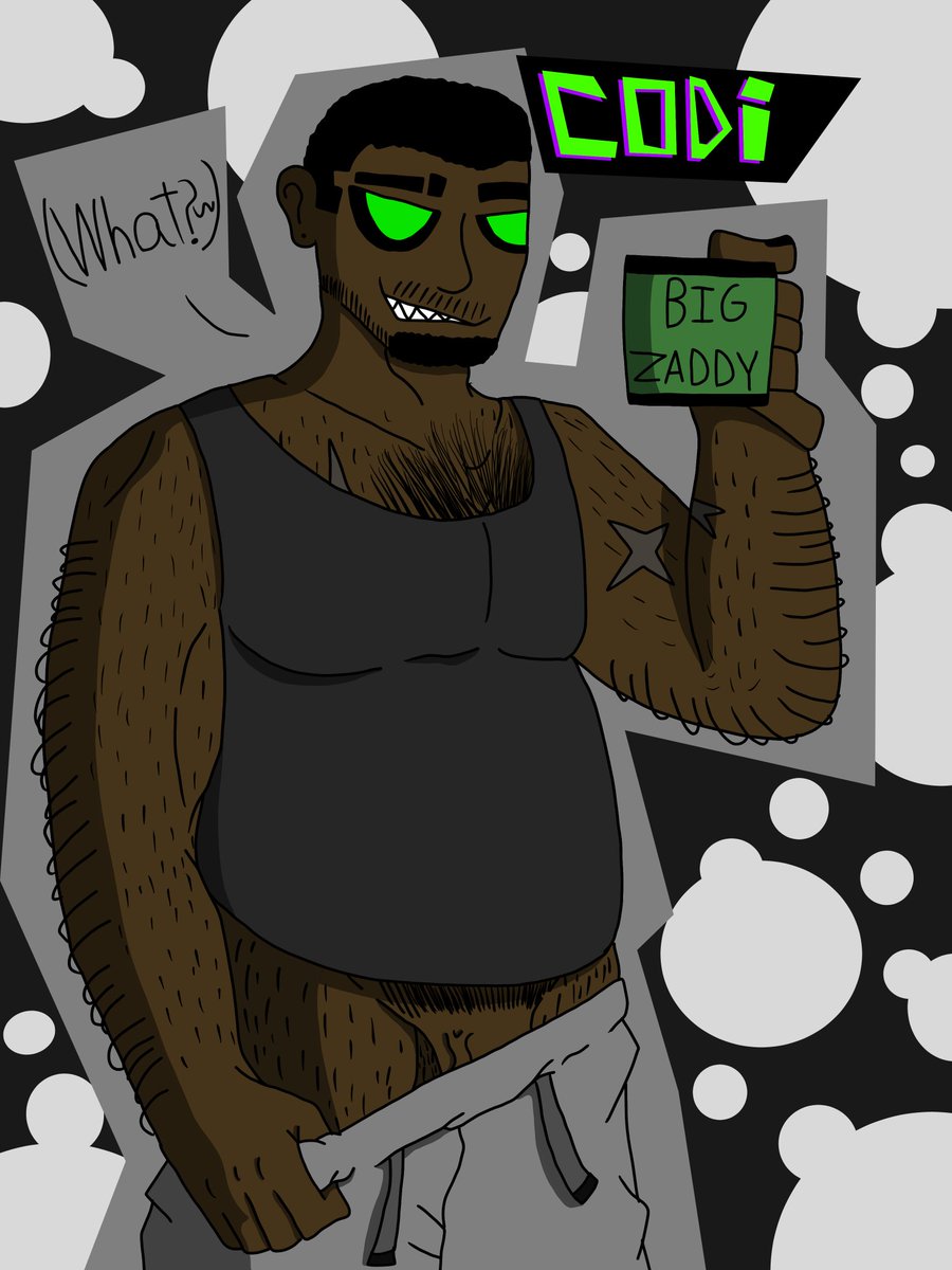 Codixxxl's tweet image. Introducing codi! Aka my sona! Give him a big hello, soon their will be more nsfw art with this big fucker in it so get ready, if y'all got any ideas I'll draw em, anyways hope y'all enjoy this showcase and tease of codi