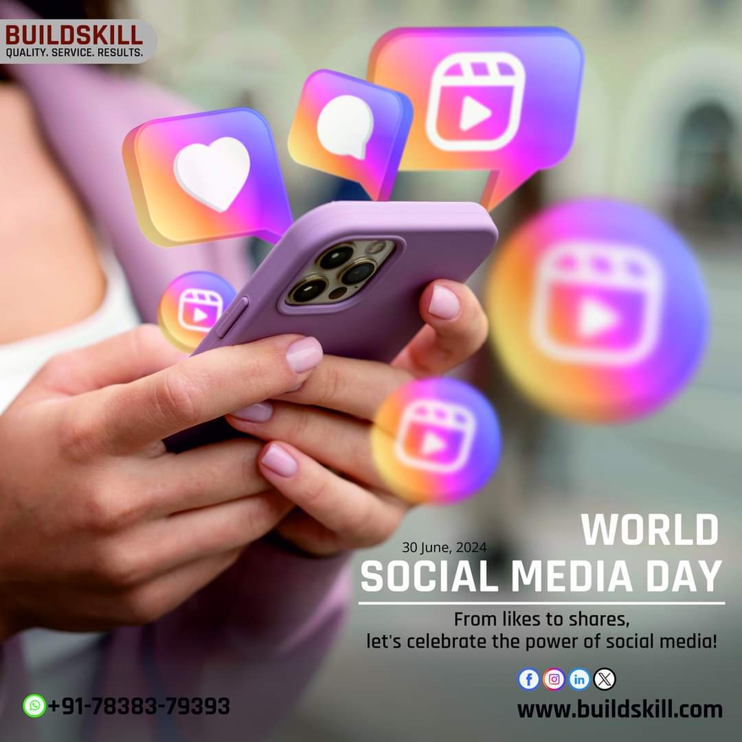 🤝 Happy World Social Media Day! 🤝
During times of social distancing, social media kept us united. Today, on #WorldSocialMediaDay,BuildSkill honors the virtual connections that helped us stay together,  Thank you for being a part of our online family!
#socialmediaday #Buildskill
