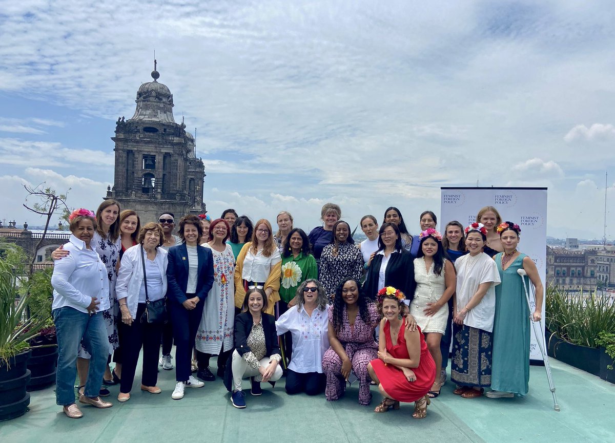 Leaders of our Global Partner Network for #FeministForeignPolicy have gathered here in Mexico City in advance of the III Ministerial Conference on FFP. We come away from our convening with renewed resolve to deliver collective solutions for people, peace and planet.