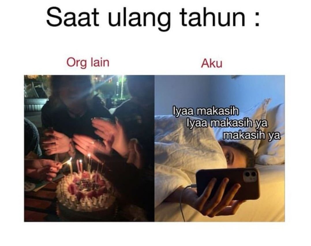Bersyukur kalau ada yang inget ✅️