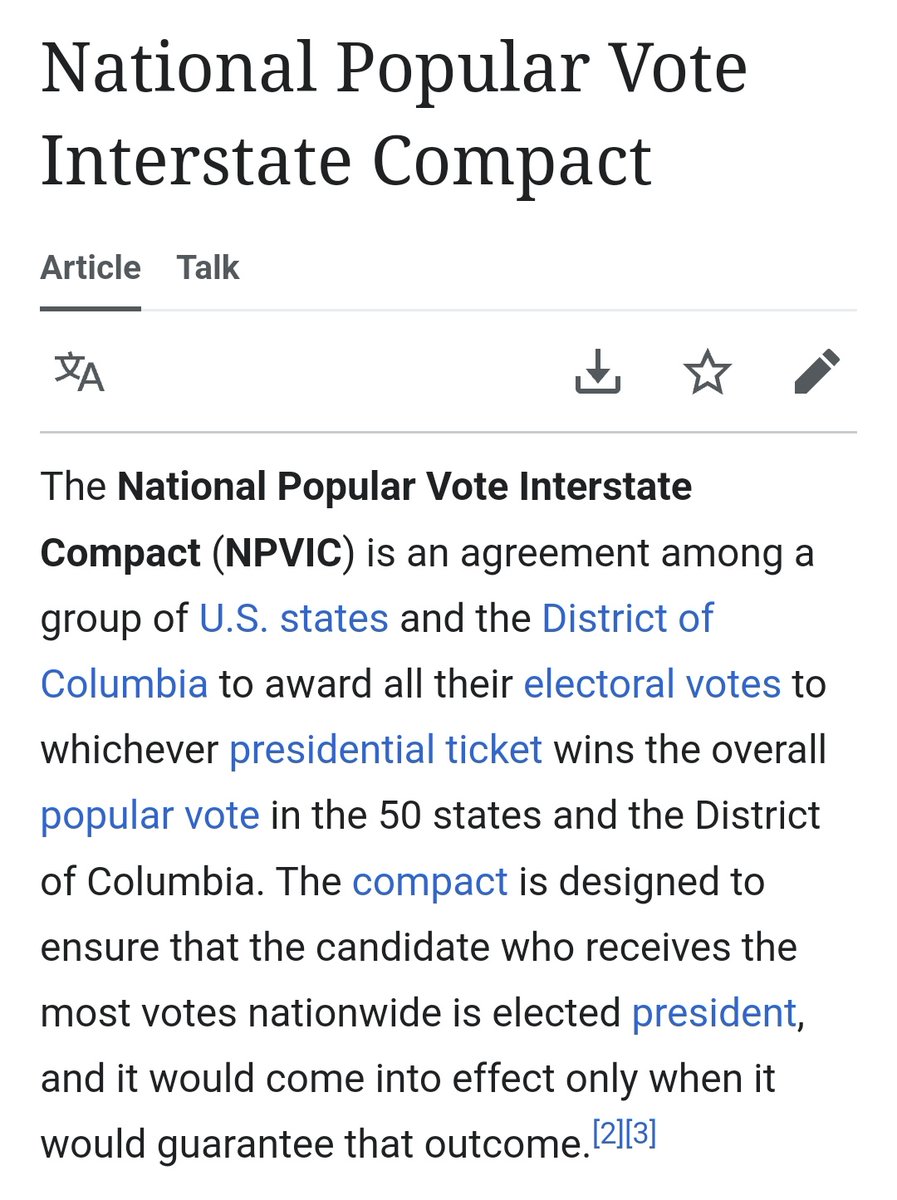 @ZainanZhou This will be helpful for the presidential election.

Also, due to the Duverger's law, if people keep voting for a single delegate for the district, the two-party system will be stable forever. https://t.co/M5NWz56LqU