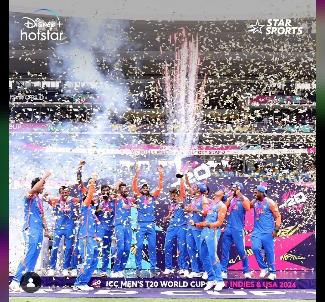 josephpramodh's tweet image. The celebrations have begun in Barbados 🥳

A round of applause for the ICC Men&apos;s T20 World Cup 2024 winning side - Team INDIA 🇮🇳🙌

#T20WorldCup | #TeamIndia | #SAvIND