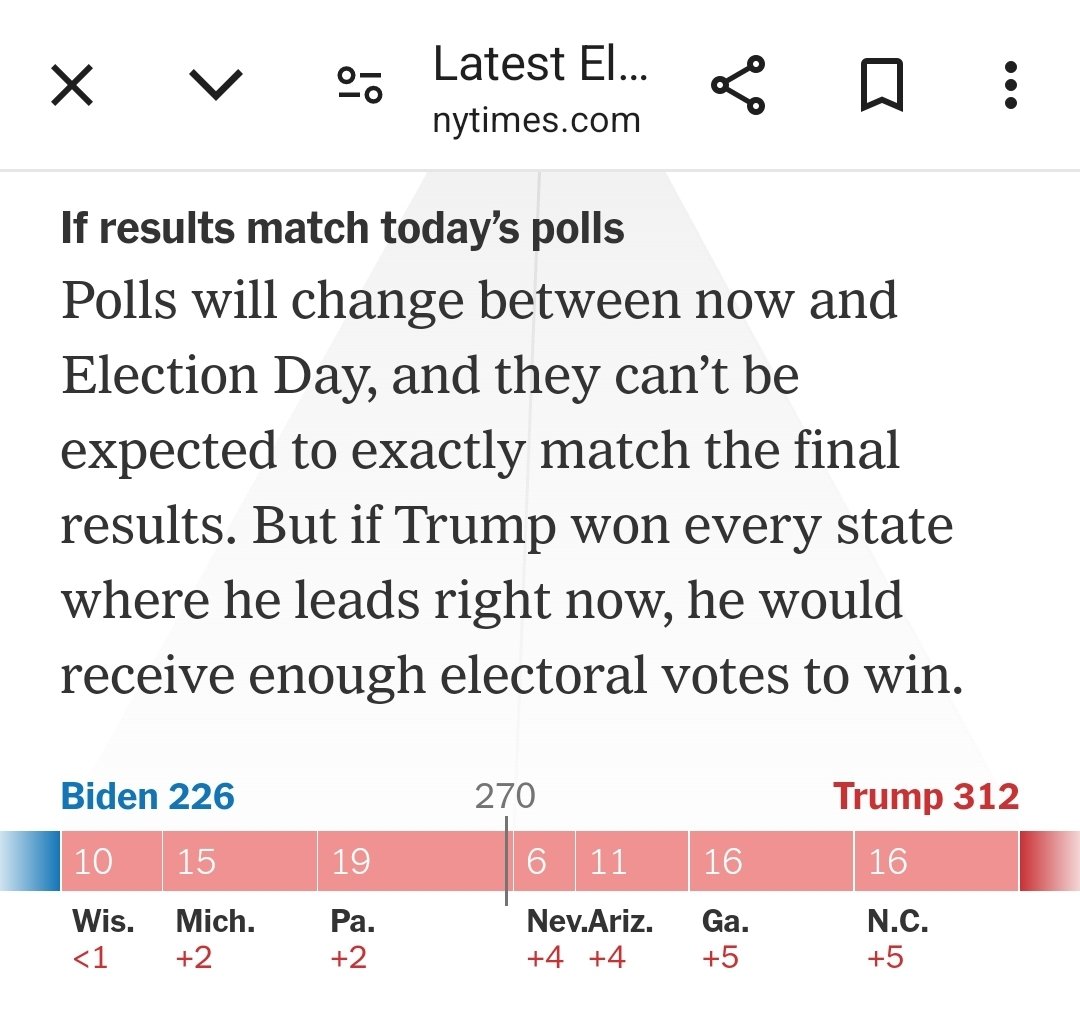 DeAngelisCorey's tweet image. RealClear, New York Times, and markets predict Trump victory 312 to 226.