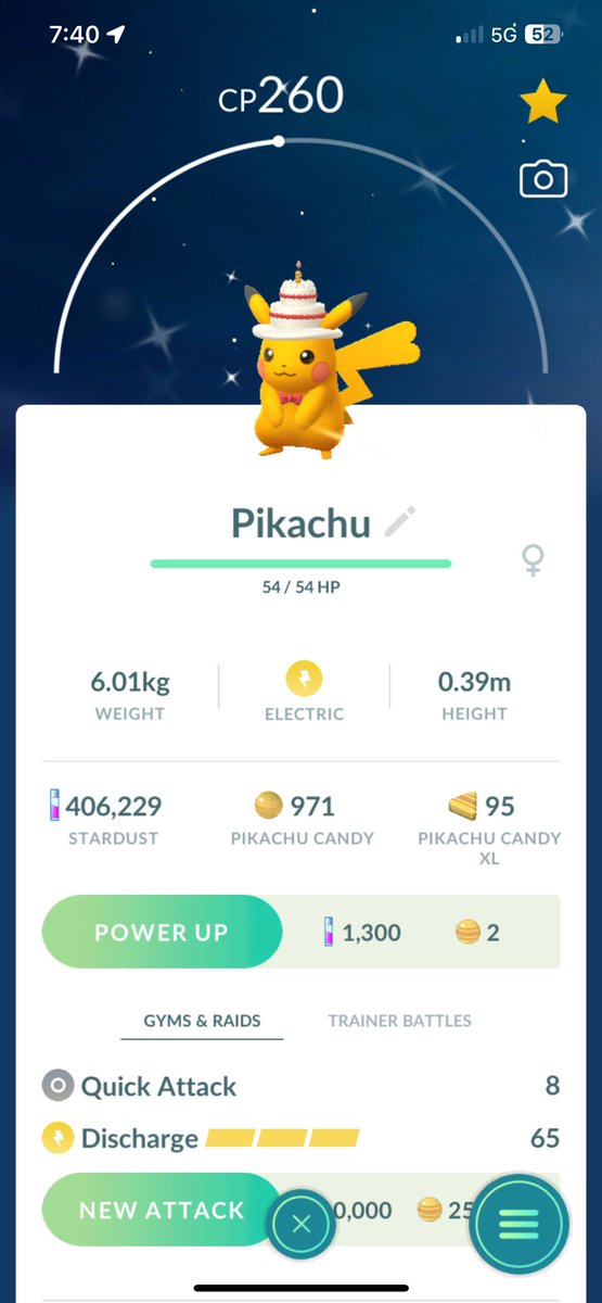 DeityLike's tweet image. Pikachu is all CAKED UP #PokemonGO #pokemon #ShinyPokemon