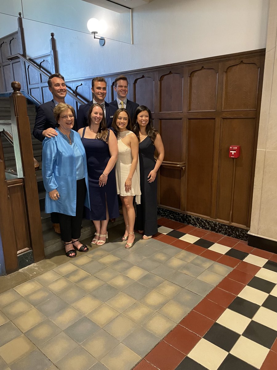 So excited to celebrate this fabulous group of graduating #obgyn residents. They are going to lead #womenshealth care throughout the 21st century. #goblue #deliveringvictors