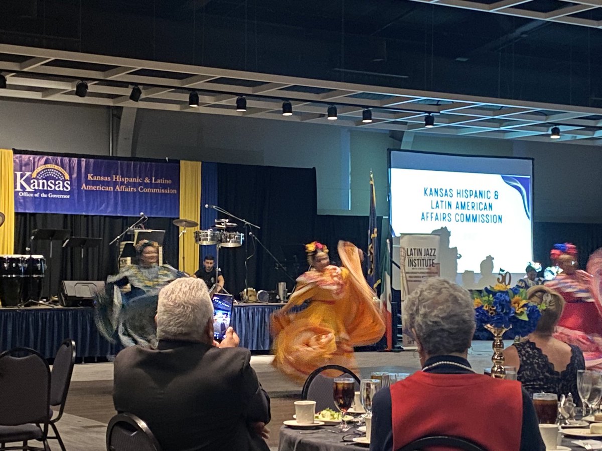 Kicking off the gala as part of the KS Hispanic &amp; Latino Affairs Commission Summit- celebrating 50 years of KHLAAC!