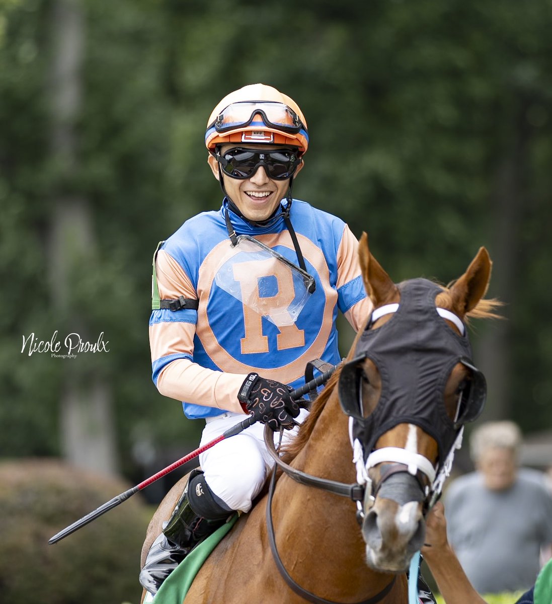 Nicole Proulx (@nicoleproulx510) on Twitter photo Jockey Kevin Gomez <a href="/itz_lil_g/">Kevin Gomez</a> , aboard Deleted Video ( Vino Rosso) prior to taking the first race at <a href="/DelParkRacing/">Delaware Park</a> for owners <a href="/RepoleStable/">Repole Stable</a> and Seventeen Twenty Racing Stable. Trained by <a href="/BTRracingstable/">Brittany Russell Racing Stable</a>. Jockey Kevin Gomez <a href="/itz_lil_g/">Kevin Gomez</a> , aboard Deleted Video ( Vino Rosso) prior to taking the first race at <a href="/DelParkRacing/">Delaware Park</a> for owners <a href="/RepoleStable/">Repole Stable</a> and Seventeen Twenty Racing Stable. Trained by <a href="/BTRracingstable/">Brittany Russell Racing Stable</a>.