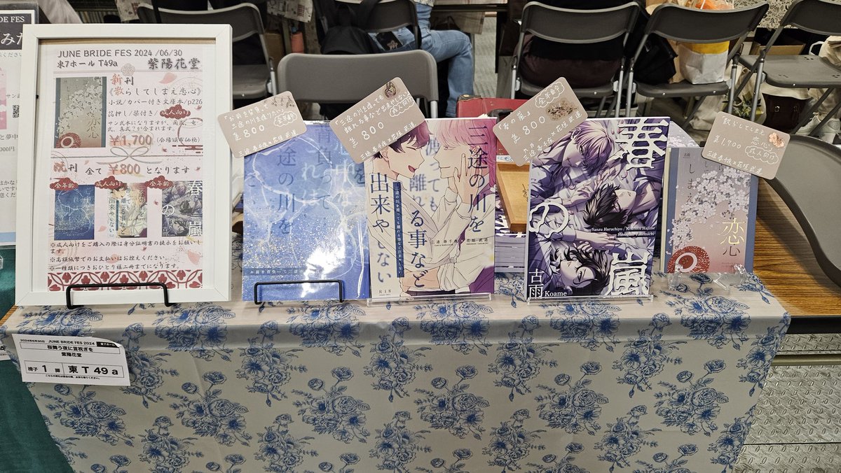 Koamefurufuru's tweet photo. ��リッギリ！設営完了しました！！！
おひとり参加ですのでモタモタするかと思いますが、宜しくお願いします(*･ω･)*_ _)✨ https://t.co/RuBUKC6Ond