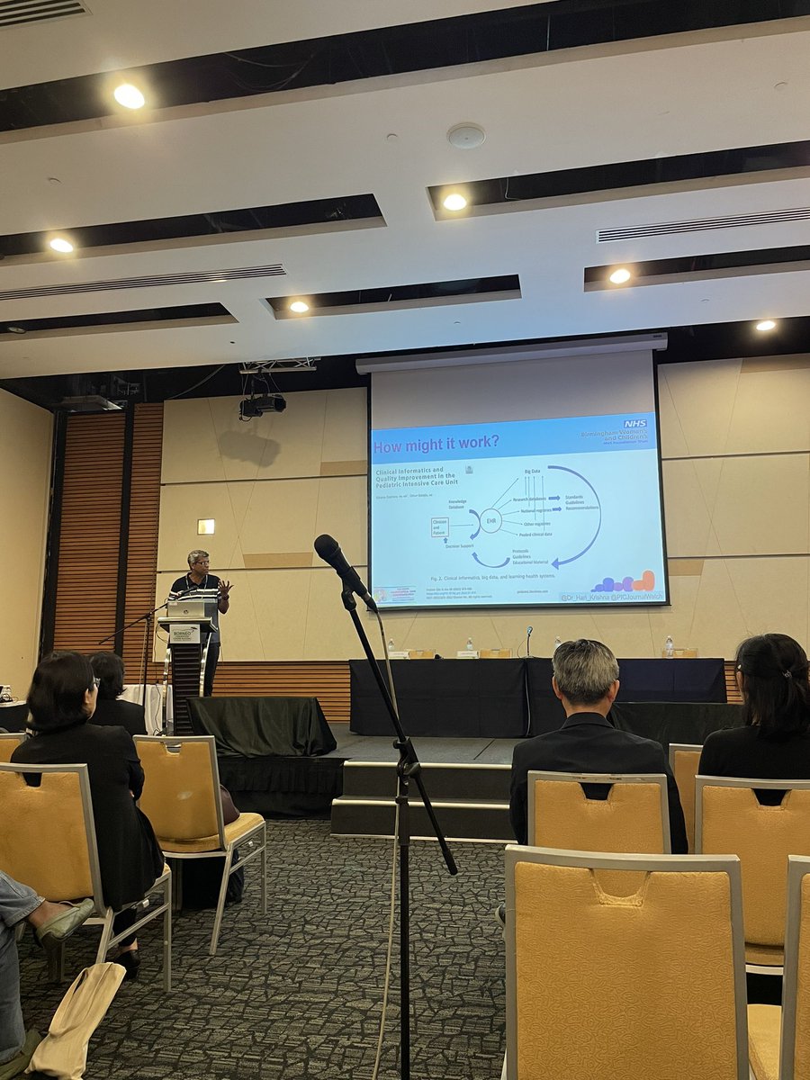 <a href="/Dr_Hari_Krishna/">Hari Krishnan</a> fantastic talk on AI in Ped Neurocrit Care!! Very inspiring. He hit the right spot in every single slide <a href="/PICJournalWatch/">PICU Journal Watch #PedsICU #PedsCICU</a> Thanks Dr K🙏