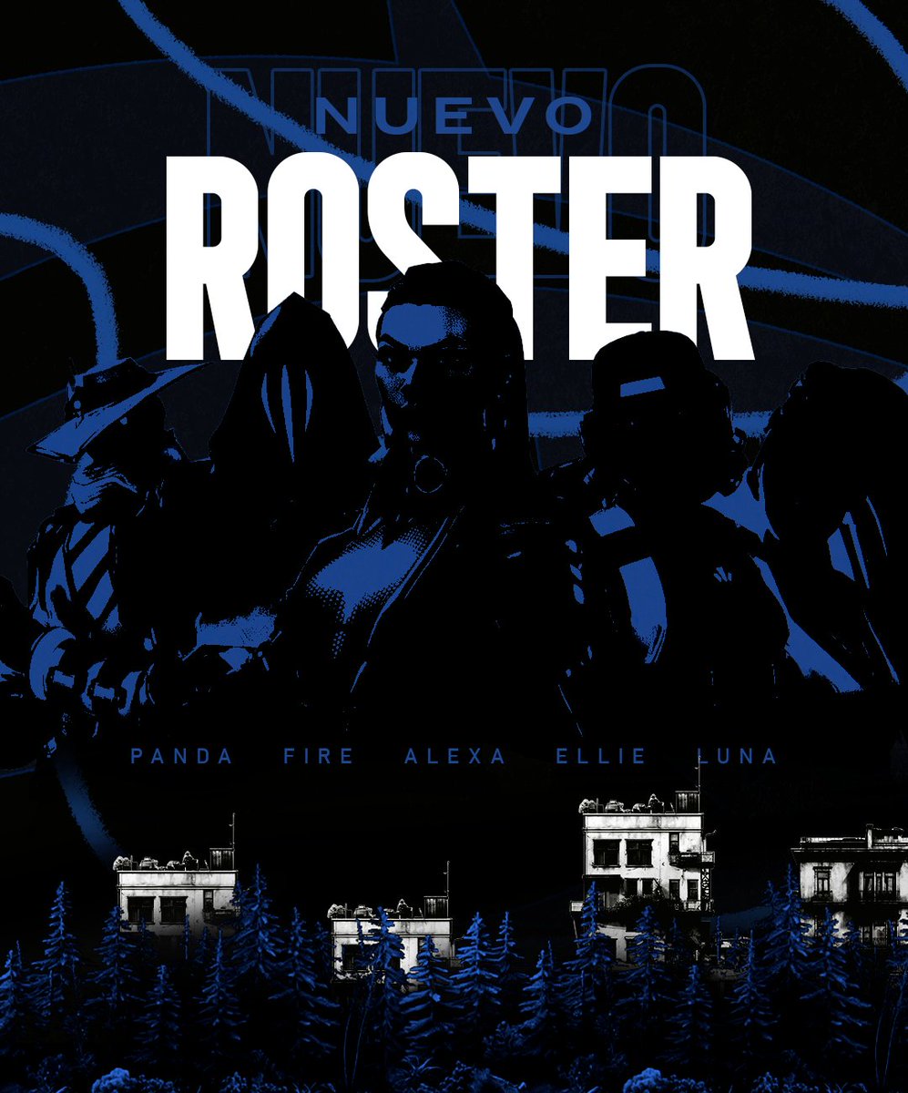 ¡Presentamos el nuevo roster para el torneo de MID Season con una imagen renovada! Nuevas jugadoras y nuevo estilo 

👊🏽Bienvenidas/Welcome
<a href="/AlexaGotRoaches/">alexa :3</a>
<a href="/ellierodri23/">Ellie 🐐</a>
<a href="/firee_san/">Fire ☆</a>
<a href="/Luna__Fox/">Luna</a>
<a href="/memivlr/">memi 🤍</a>
<a href="/pandayq/">panday</a>

¡Prepárense para una era llena de caza!
#JoinTheHunt