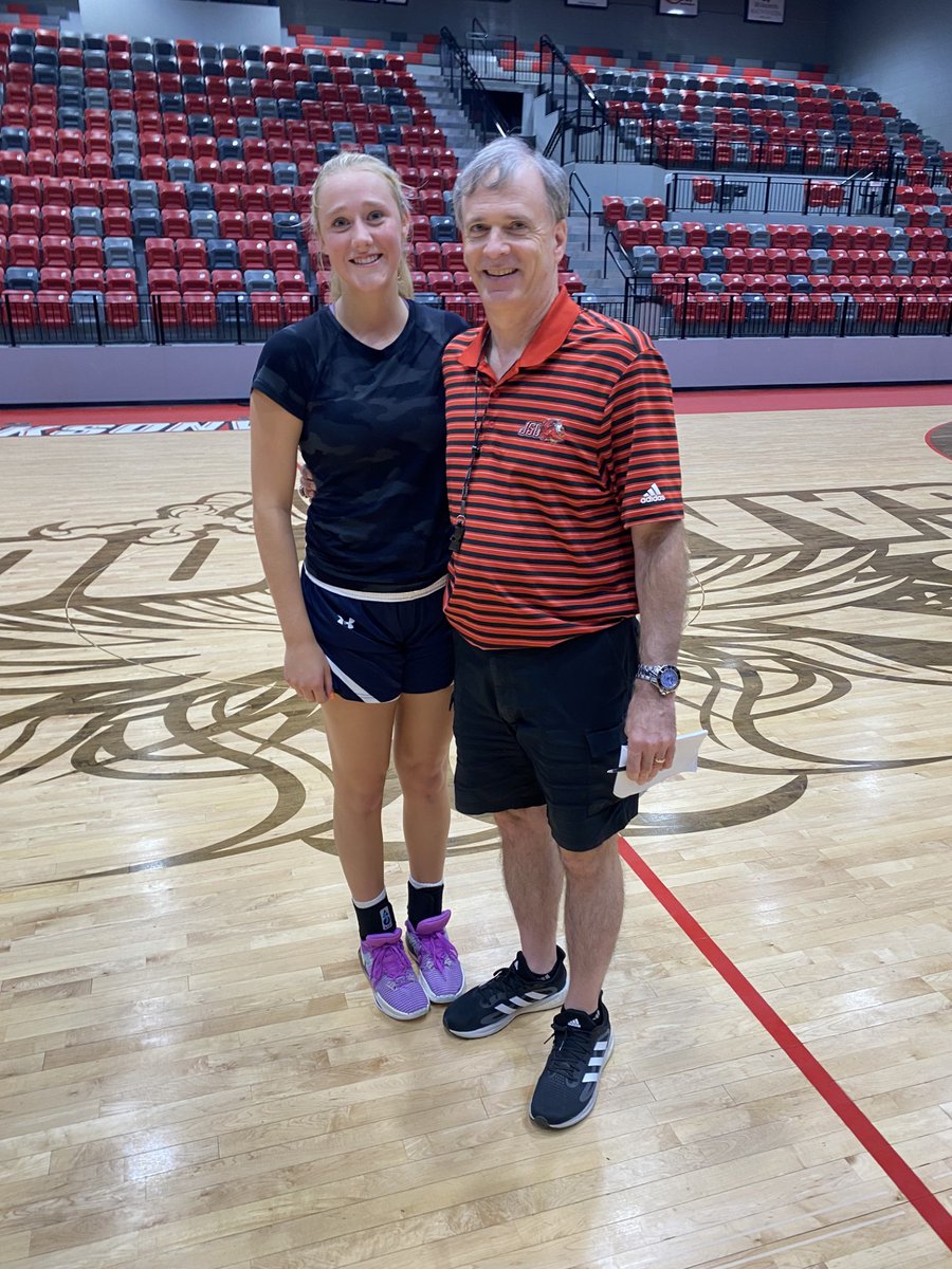 Presley Hughes (@_presleyhughes) on Twitter photo Thanks to <a href="/CoachPietri/">Rick Pietri</a> and <a href="/CoachEW/">Eric Wise</a> for inviting me to yesterday's Elite Camp. I really enjoyed my time with the <a href="/JaxStateWBB/">Jacksonville State Women’s Basketball</a> coaching staff and players.
<a href="/K_Towns11/">KāVonne Towns</a> <a href="/1dessthomas/">Destiny Thomas</a> <a href="/_HarleyCook/">Harley Cook</a> <a href="/MRAAthletics/">𝐀𝐭𝐡𝐥𝐞𝐭𝐢𝐜𝐬 | 𝐌𝐑𝐀</a> @ETAThunder Thanks to <a href="/CoachPietri/">Rick Pietri</a> and <a href="/CoachEW/">Eric Wise</a> for inviting me to yesterday's Elite Camp. I really enjoyed my time with the <a href="/JaxStateWBB/">Jacksonville State Women’s Basketball</a> coaching staff and players.
<a href="/K_Towns11/">KāVonne Towns</a> <a href="/1dessthomas/">Destiny Thomas</a> <a href="/_HarleyCook/">Harley Cook</a> <a href="/MRAAthletics/">𝐀𝐭𝐡𝐥𝐞𝐭𝐢𝐜𝐬 | 𝐌𝐑𝐀</a> @ETAThunder