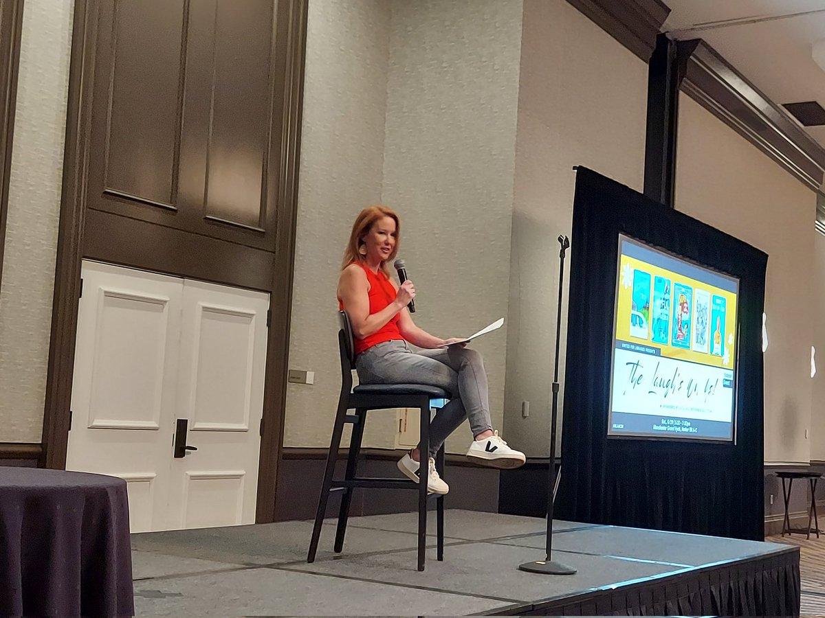American Libraries (@amlibraries) on Twitter photo <a href="/paulscheer/">Paul Scheer</a> Comedy-horror author <a href="/maureenkilmer/">Maureen Kilmer</a> talks about her forthcoming book Nightmare of a Trip: "The book is basically National Lampoon's Vacation meets Poltergeist." #alaac24 <a href="/paulscheer/">Paul Scheer</a> Comedy-horror author <a href="/maureenkilmer/">Maureen Kilmer</a> talks about her forthcoming book Nightmare of a Trip: "The book is basically National Lampoon's Vacation meets Poltergeist." #alaac24