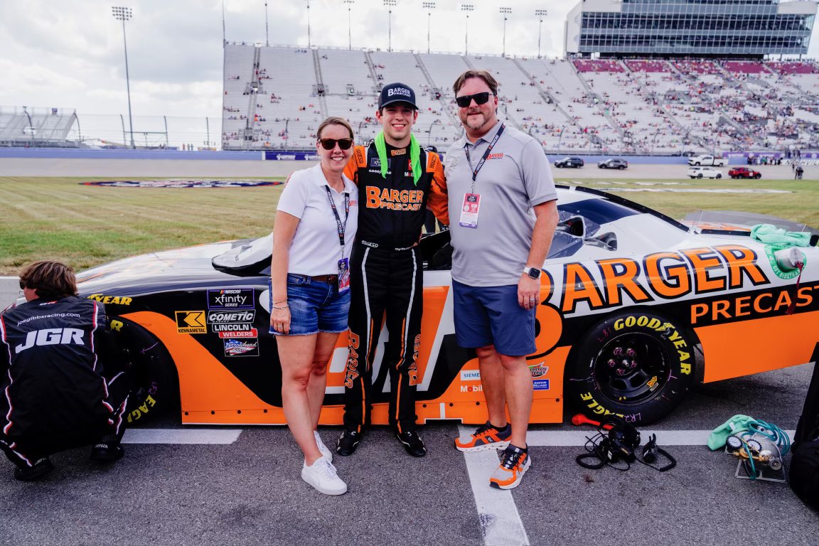 I wanted that race to be 5 laps longer. But holy 🔥 today. No cool suit for me. 🤷‍♂️😘

Win #3 is coming soon for this 81 team. Thanks <a href="/BargerPrecast/">Barger Precast</a> for riding along today. 

Fun driving for <a href="/JoeGibbsRacing/">Joe Gibbs Racing</a> and <a href="/ToyotaRacing/">ToyotaRacingusa2</a>!