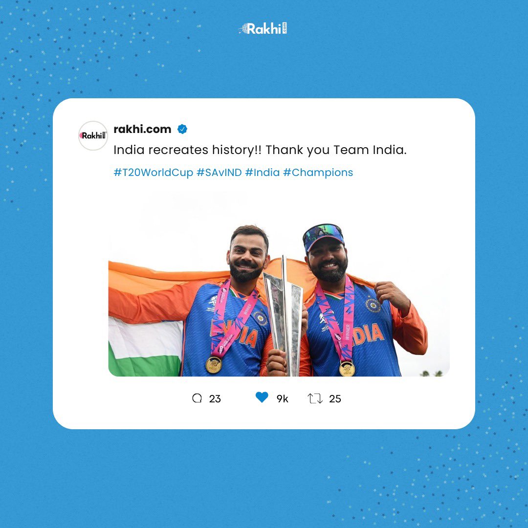 Rakhi_au's tweet photo. Congratulations team India #MSDhoni  #T20IWorldCup #t20 https://t.co/uyjD8Wjun1