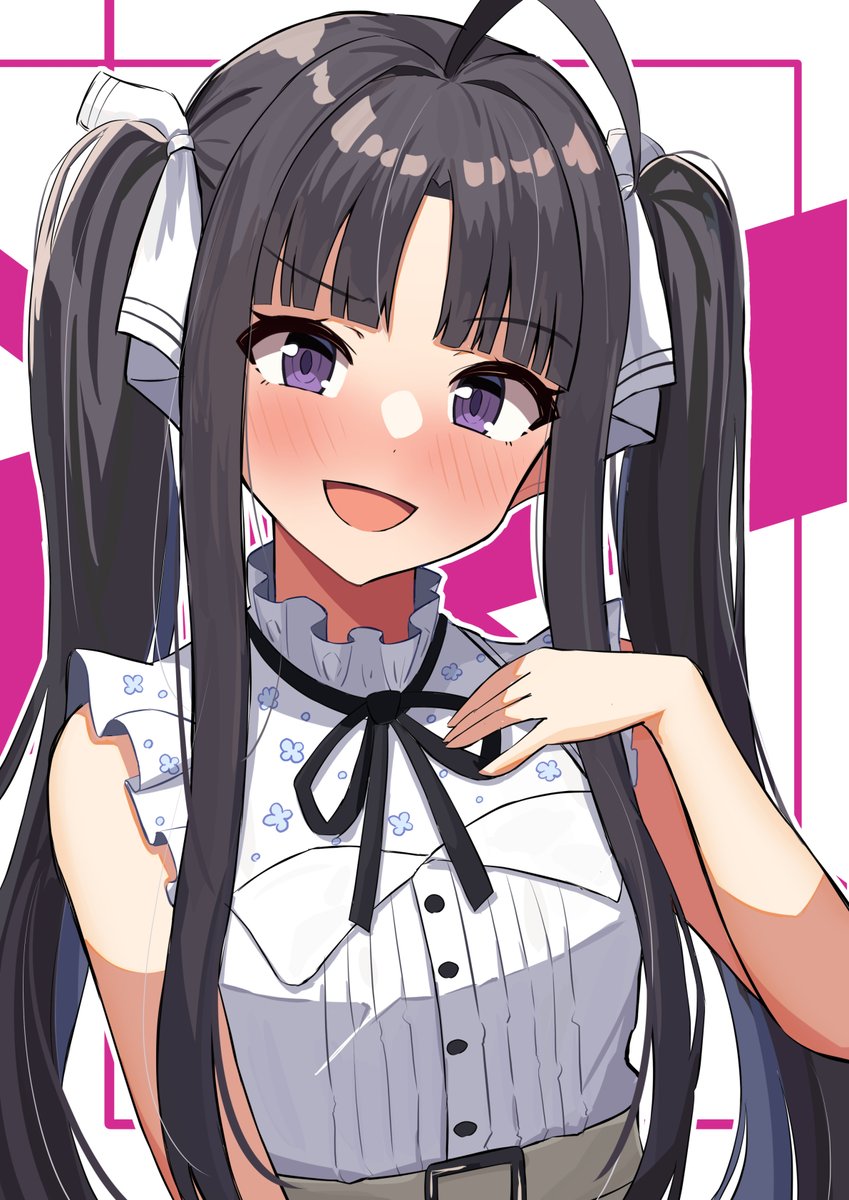 ツインテール   #今月描いた絵を晒そう