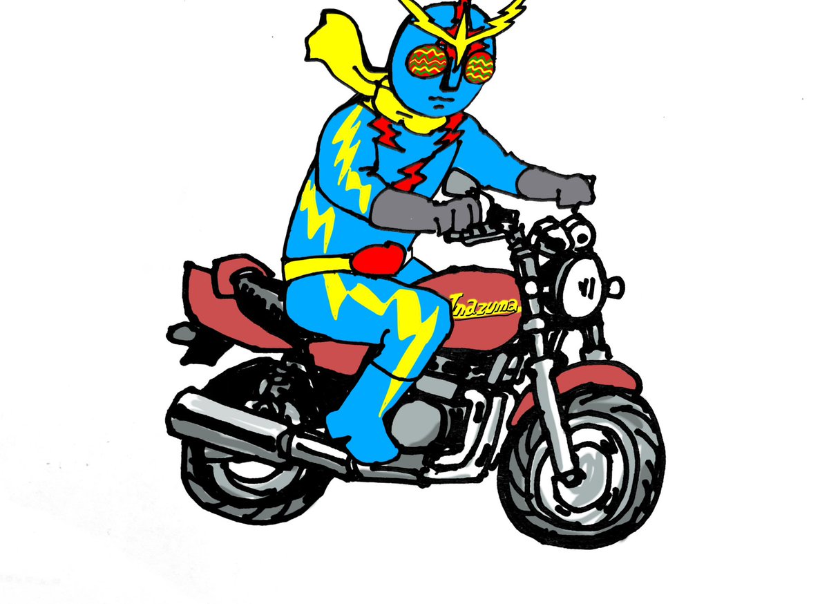 #今月描いた絵を晒そう
ジムニー以外。
カフェレーサー、カタナ、イナズマ、トライアンフ。
バイクばかりではないか。 