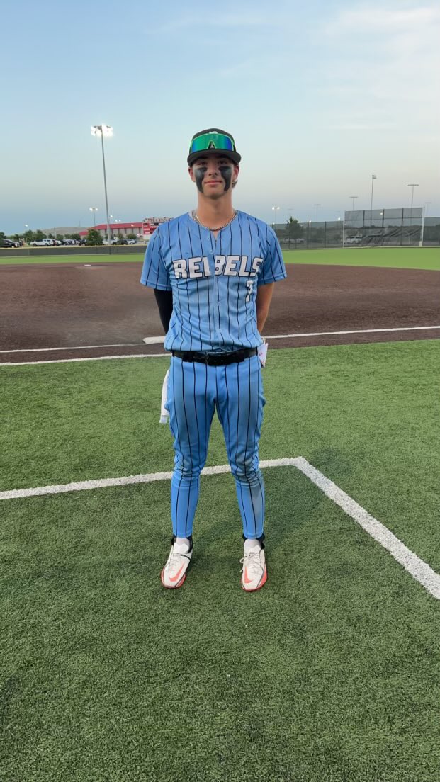 FiveToolTexas's tweet photo. F: @WylieRebels 8, Tri County Express 18U 5
PoG: @RiddickMcClell1 3-3, 3B, 3 RBI, 2R https://t.co/EF2yZCMkNE