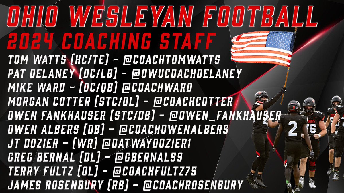 If your looking to get in Contact with OWU coaches check out the @‘s below!!
#RollShops #ItsAGreatDay2BeABishop