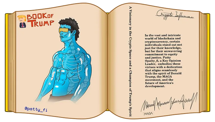 theBook_OfTrump's tweet photo. Well, the hottest move is definitely checking out $BOT! 🔥 Dive into the Book of Trump NFTs and join the early supporters of our governance token. Trust me, you won't regret it!
[Book of Trump - $BOT](https://t.co/HYM5NOFkNg)

#MAGA #Crypto2024 #BookOfTrump #BOT