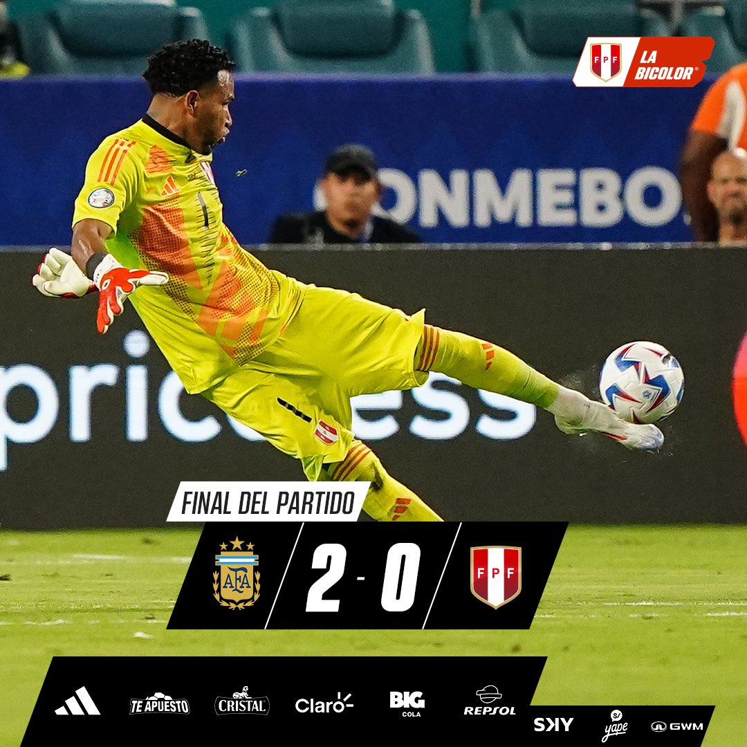 Peru quedo fuera de la Copa América tras derrota ante Argentina (Foto: labicolor)