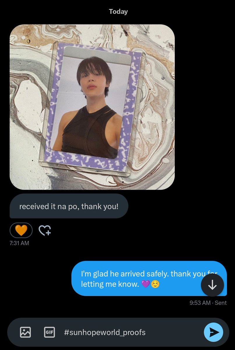sunhopeworld_'s tweet photo. {#sunhopeworld_proofs✨}

thank you for your feedback! ^^ https://t.co/oWQMXukA23
