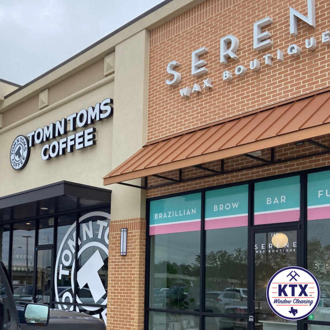 KTXWindowClean's tweet image. Thank you to Jess at Serene Wax and Tom Tom Coffee located on Fry Rd in Katy, TX for trusting KTX Window Cleaning with your business since 2019! We love when locally owned businesses support each other. 

#KatyCommunity #WindowCleaning