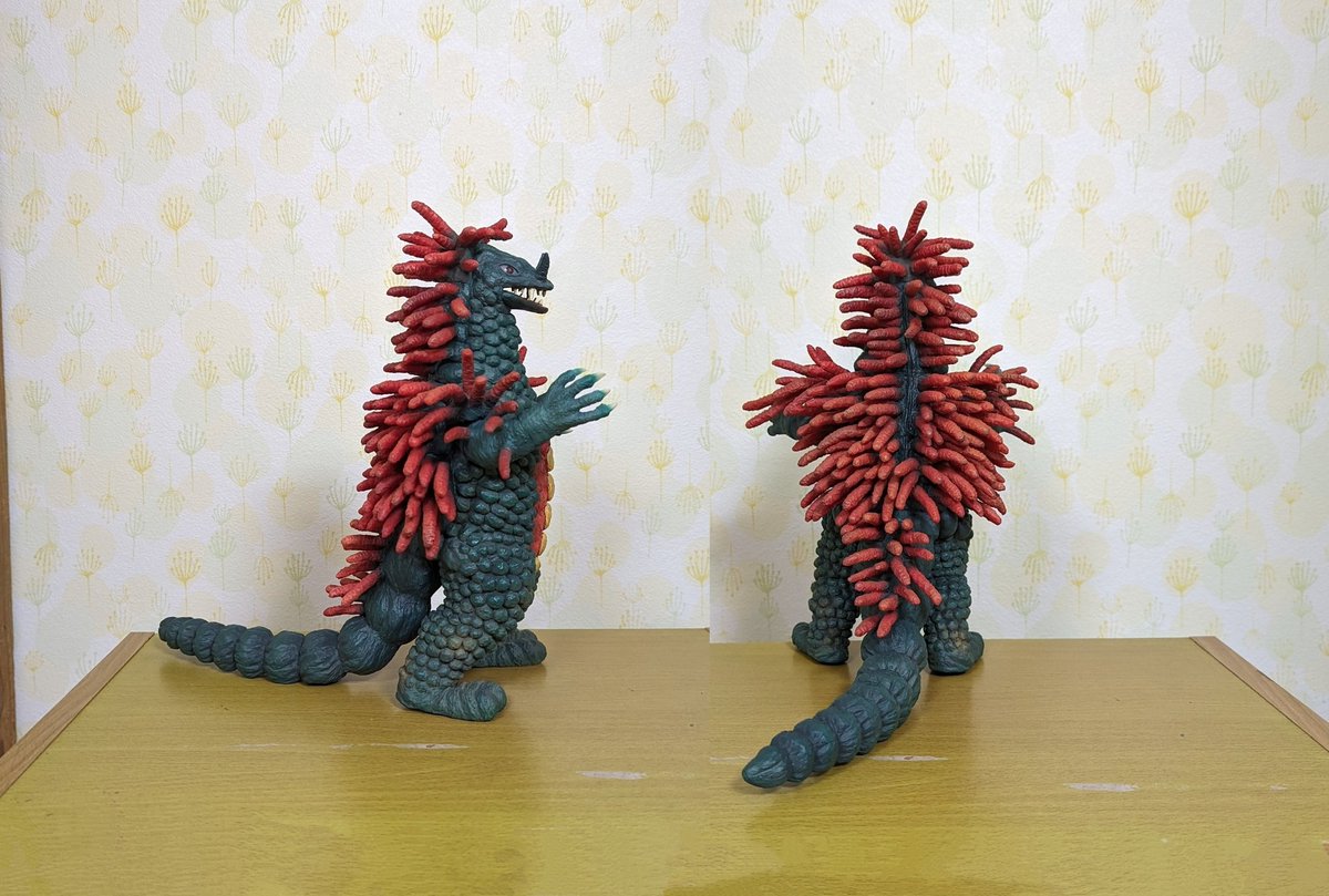 約11.5cm 当時物 マルサン ミサイル超獣ベロクロン ソフビ