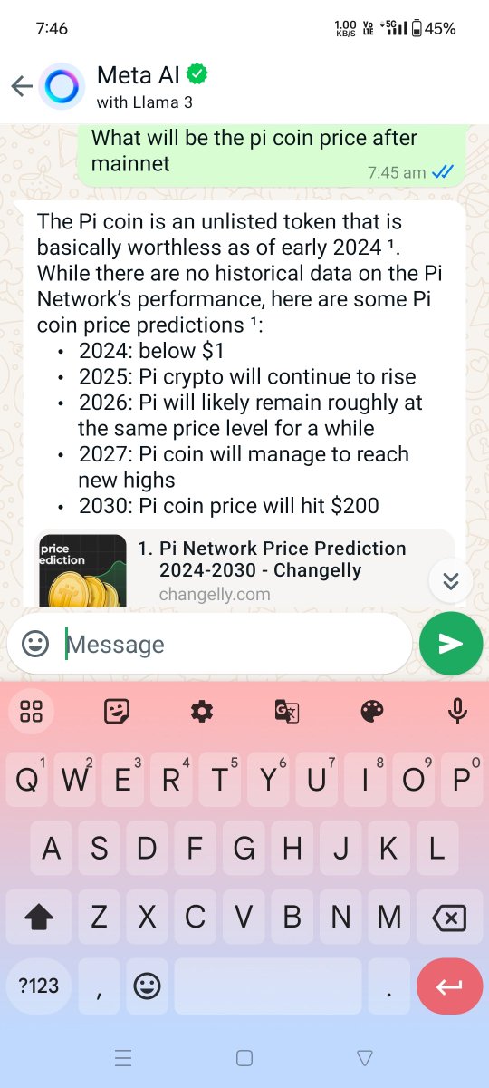 Priyeshpuja's tweet image. AI prediction of pi network after open net. #PiNews #pinetwork #opennet #Pinetworkworl #pioneers_pi #openmainnet