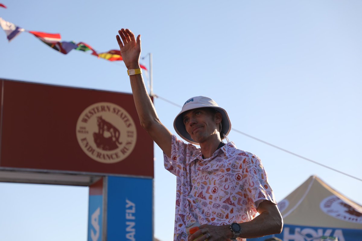 iRunFar's tweet image. Jim Walmsley (@hoka) wins the 2024 Western States 100 in 14:13:45. 

This is the second-fastest time ever in the race’s 51-year history, trailing only his 2019 course record.

Our pre-race interview with Jim: i-rn.fr/24WS100-Jim

#WS100