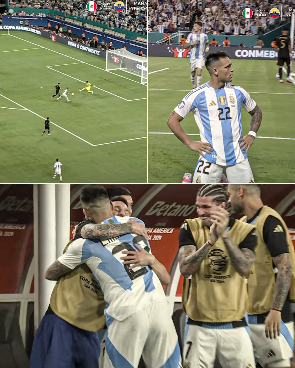 BarcaWorldwide's tweet photo. 🇦🇷 Lautaro Martínez: “When I scored the goal, I went to hug Leo Messi for all that he means to us.”

🥹❤️ https://t.co/T6s5MjW5Mr