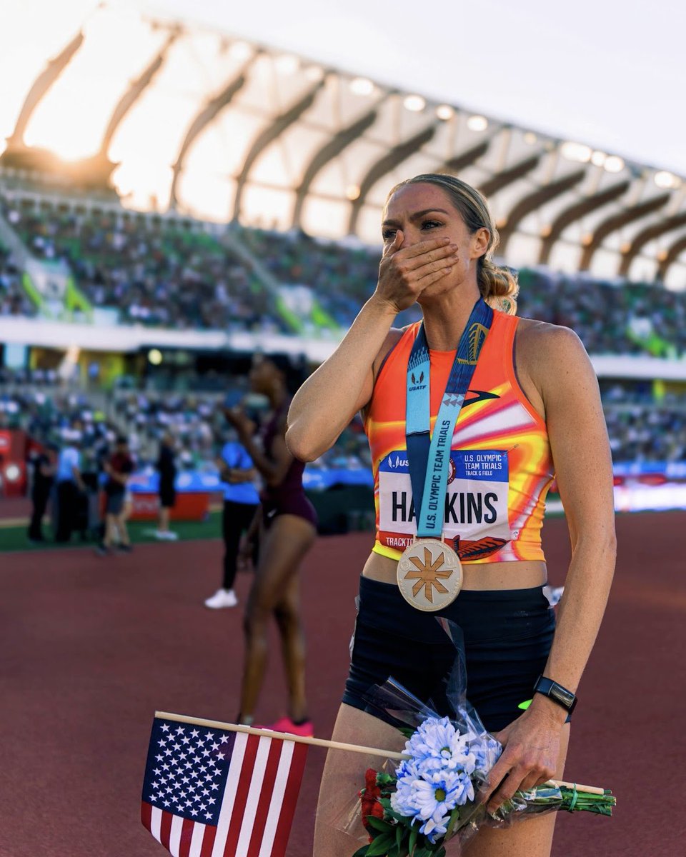 _charihawkins's tweet image. ✨ OLYMPIAN ✨

Doubt may come, fear will be there, but hold space for your success… The only way to truly get what you want is to REALLY believe you can do it!!!

Training camp for Paris starts Monday!

Here are my results from the 2024 Olympic Trials!!

100mh - 13.11 (SB)
HJ -…