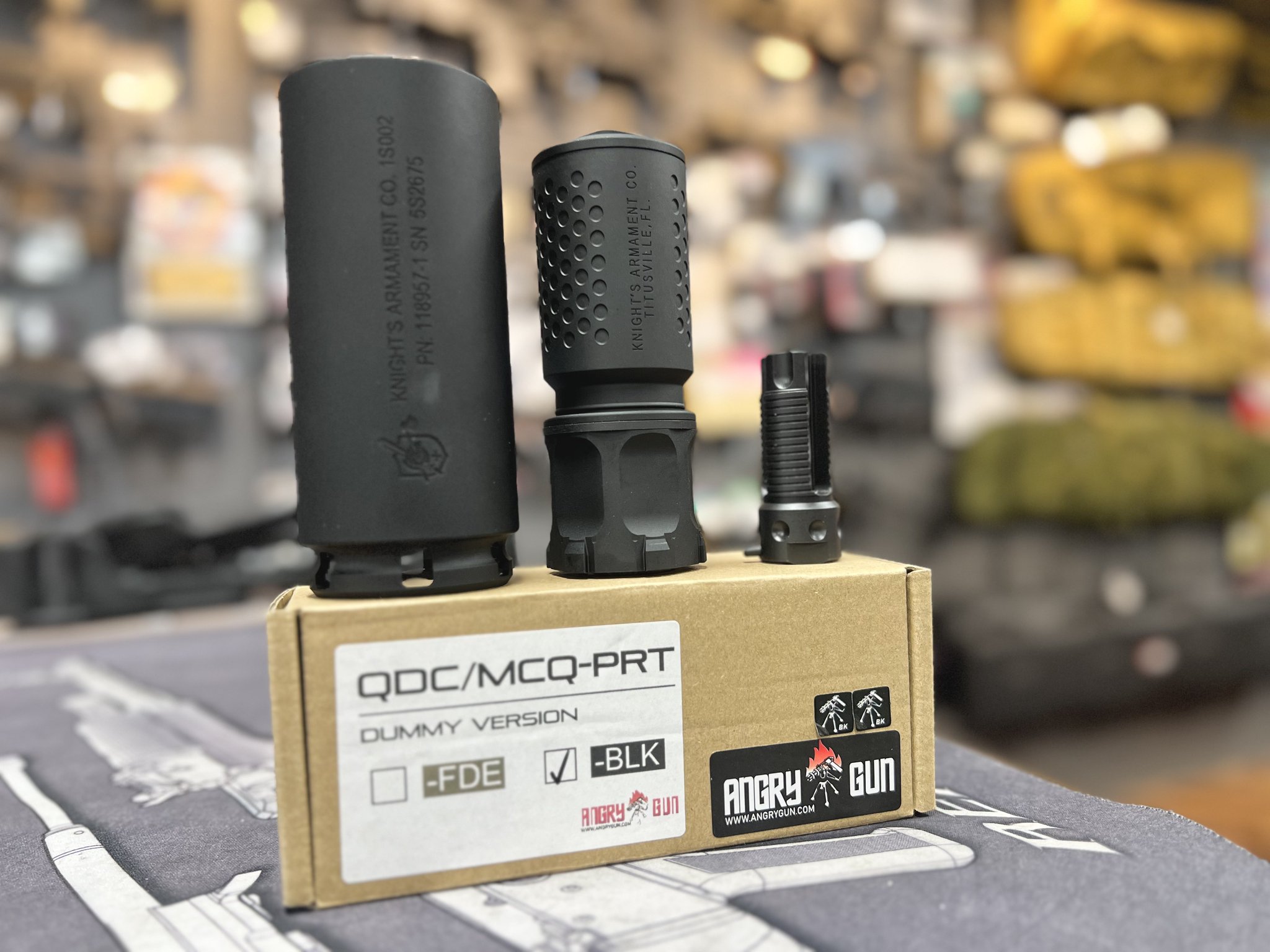 AngryGun】QDC/MCQ-PRTタイプサプレッサー BLK