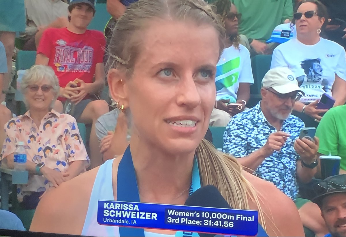 mahonsports's tweet photo. How about @KarissaSchweiz4 , former @DCHSMaroons  standout, &amp; @kenny_bednarek , former @IHCCrunning national champ, making #TeamUSA in 2 events @ #TrackFieldTrials24 
Schweizer - 5,000 &amp; 10,000
Bednarek - 100 &amp; 200 (PR 19.59) https://t.co/5uFu5ziC4u