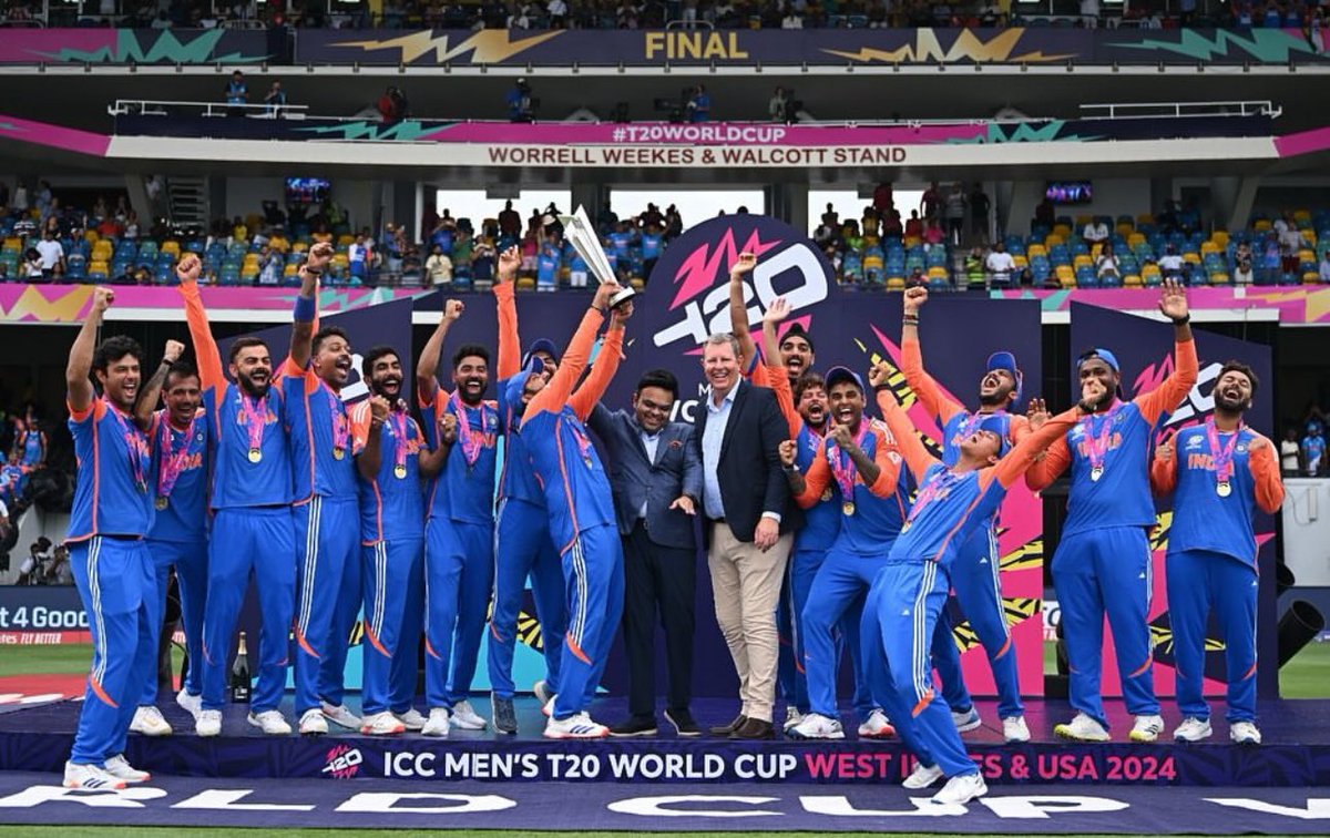 harbhajan_singh's tweet photo. Good Morning 🇮🇳🏆🏏 CHAMPION2024 https://t.co/2ap8BFgKPS