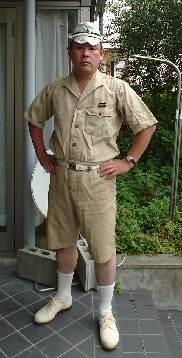 海軍の防暑衣…すべて実物… #日本軍 #日本海軍 #軍装
