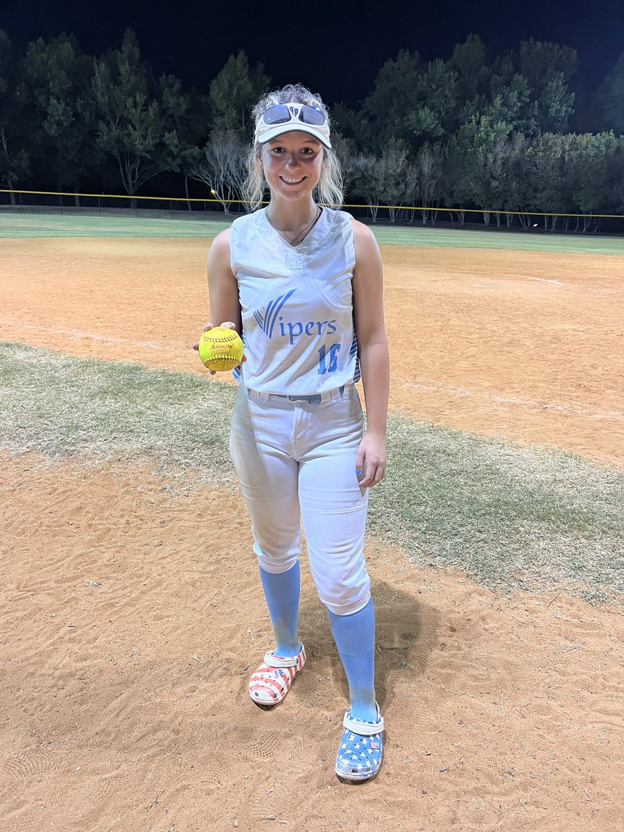 wv_vipers's tweet image. Isabella Sorbilli with the home run today in Rock Hill, SC.  Congratulations Bella! @bellasorbilli