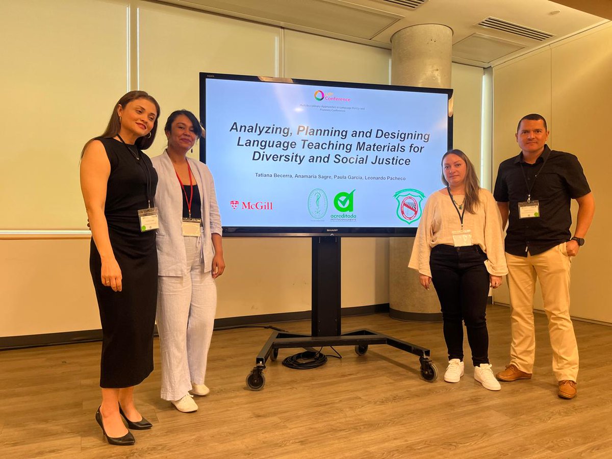 Tatiana Becerra (she/her) (@becerra_tatiana) on Twitter photo So happy to present our analysis on the representation of women in English language textbooks in Colombia at the <a href="/LPPConference/">LPPConference</a> with amazing colleagues and friends <a href="/AMSagre/">AM</a> <a href="/leon8410/">LEONARDO PACHECO</a> <a href="/Paulixbb/">Paula</a> So happy to present our analysis on the representation of women in English language textbooks in Colombia at the <a href="/LPPConference/">LPPConference</a> with amazing colleagues and friends <a href="/AMSagre/">AM</a> <a href="/leon8410/">LEONARDO PACHECO</a> <a href="/Paulixbb/">Paula</a>
